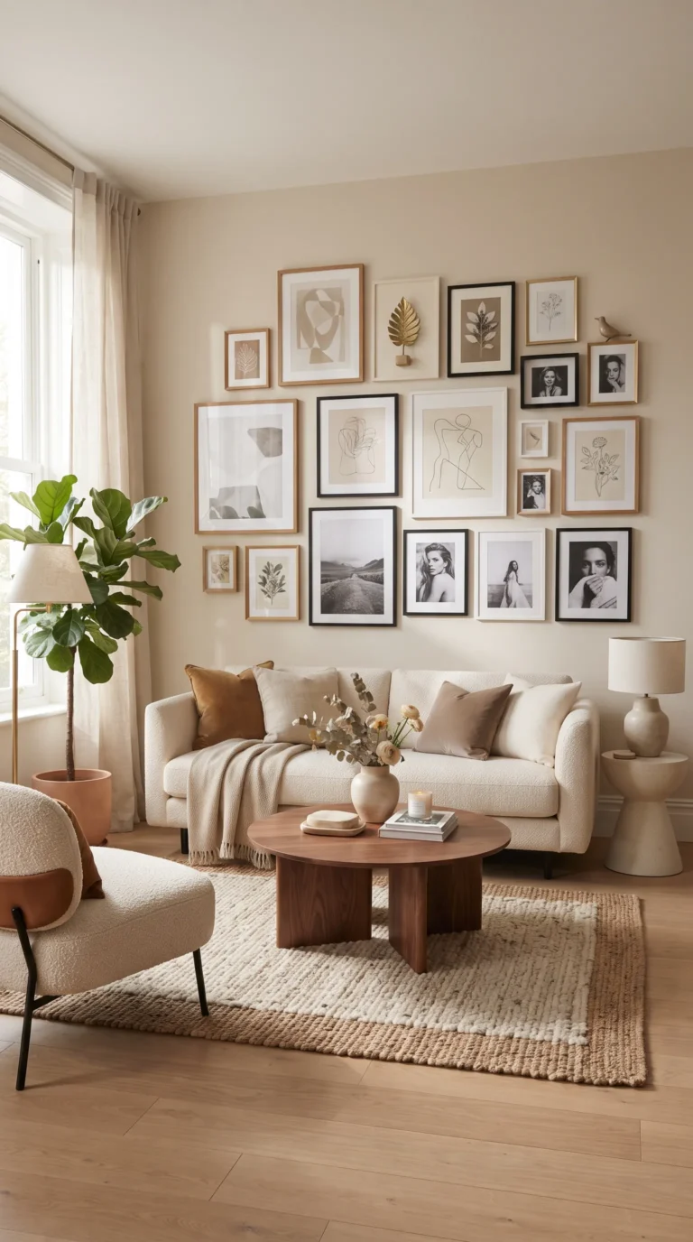 Designing_living_room_gallery_wall
