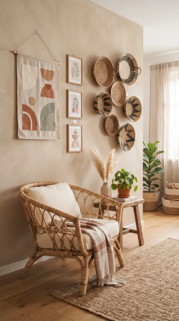 Adhesive_hooks_holding_wall_decor