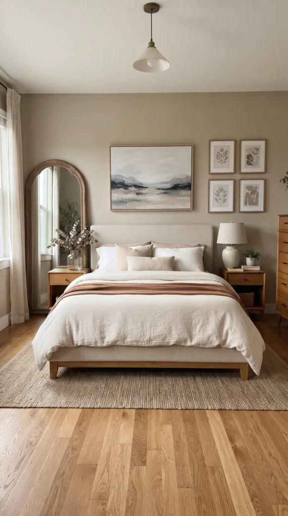 Bedroom_with_artwork_and_mirror_