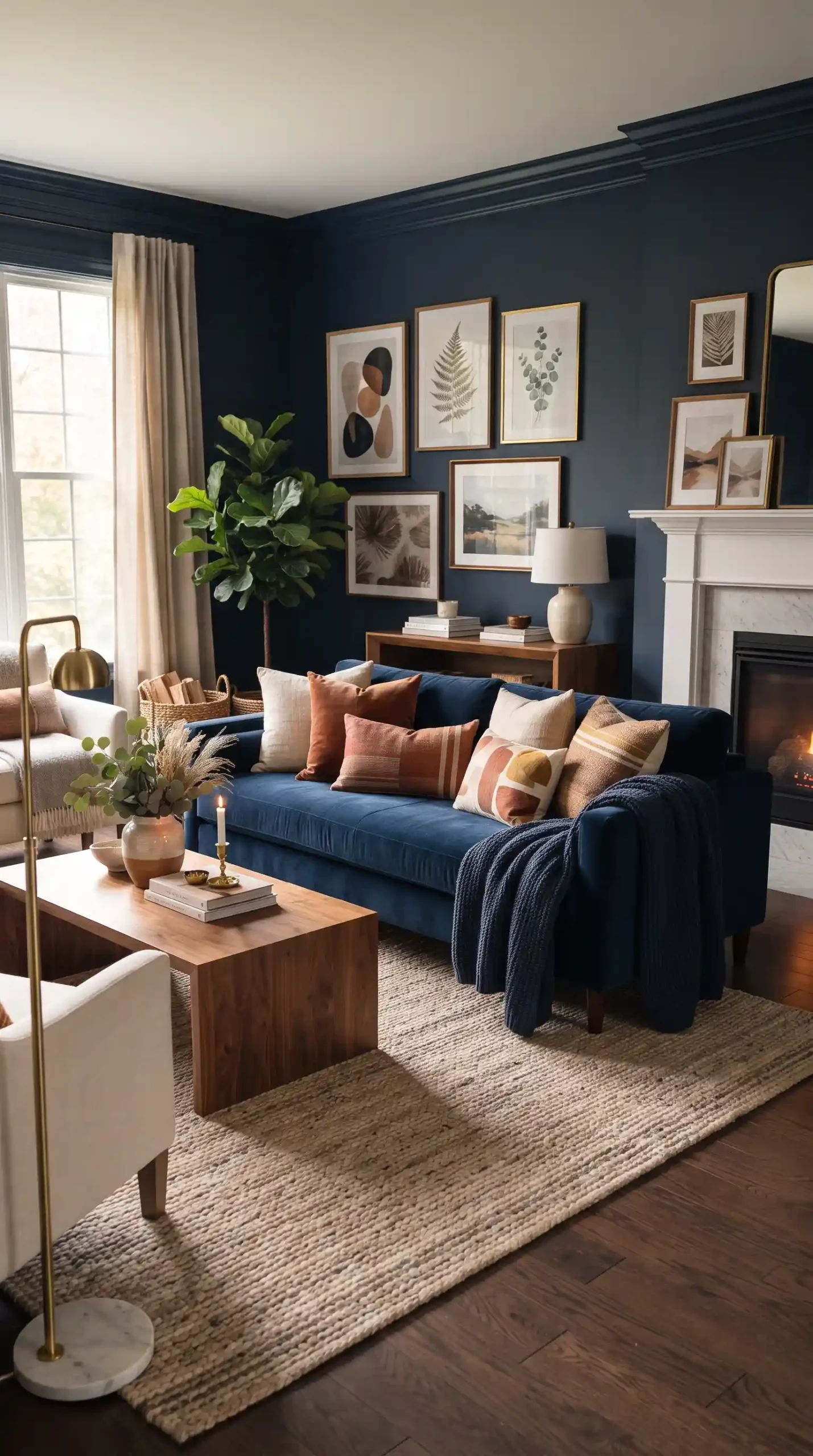 Cozy_navy_blue_living_room