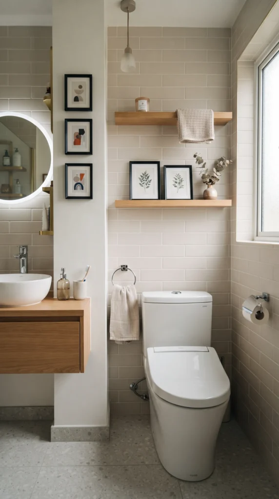 Creative_wall_décor_in_bathroom_