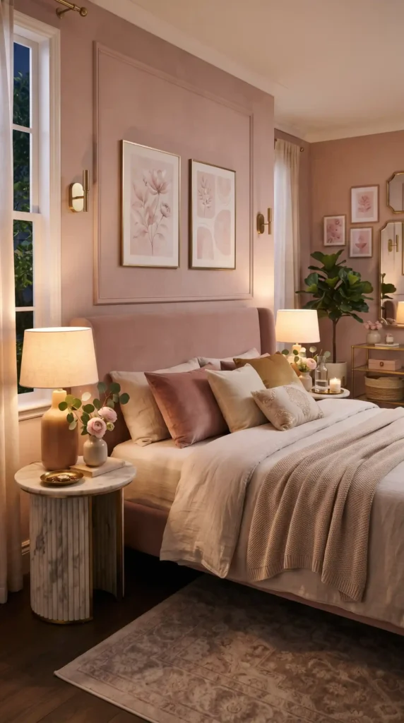Decorated_pink_bedroom_interior_