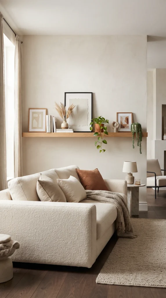 Floating_wooden_shelf_above_sofa_