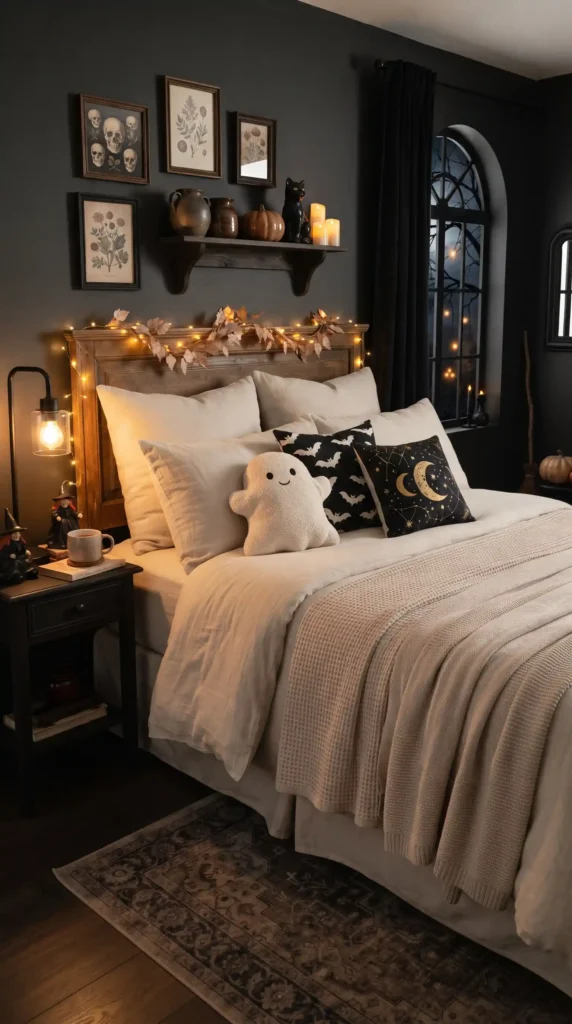 Halloween_bedroom_with_ghost_pil…_