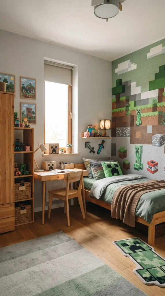 Kids_bedroom_with_Minecraft_palette_