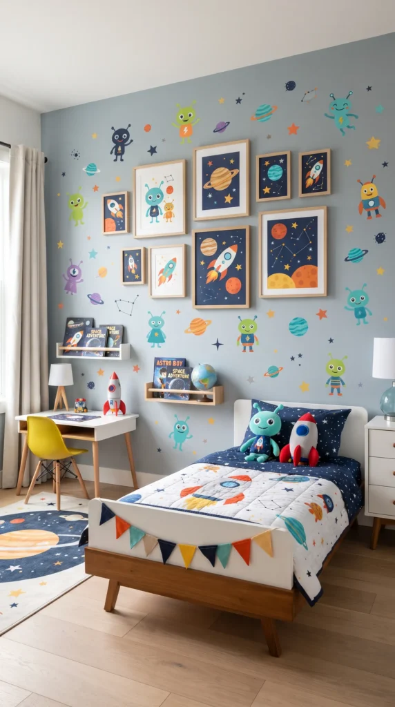 Kids_room_with_alien_artwork_