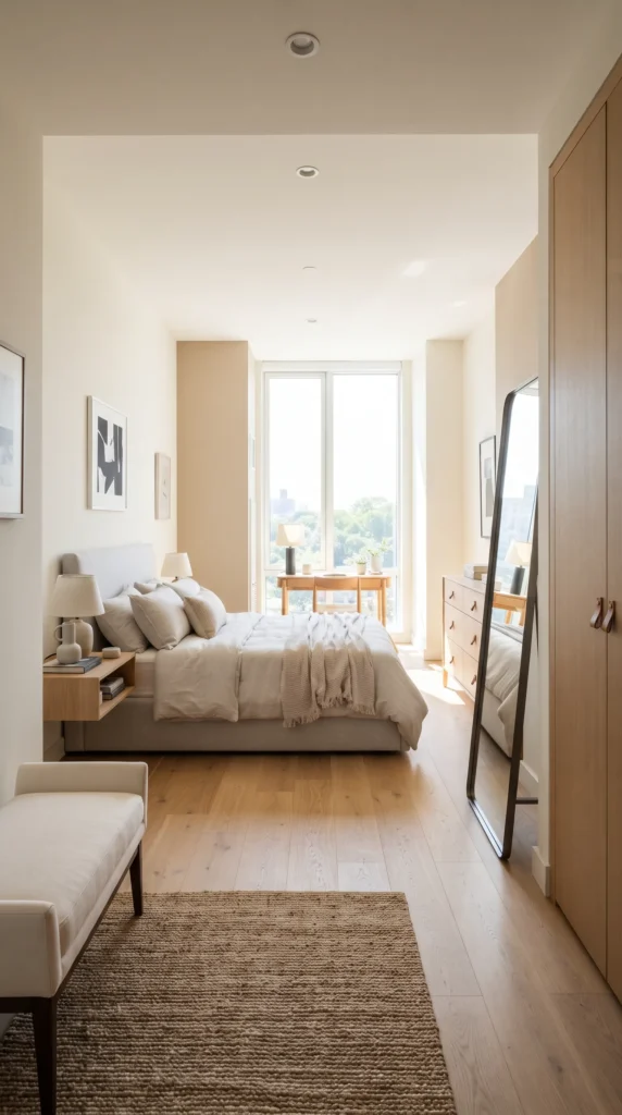 Narrow_bedroom_furniture_layout_