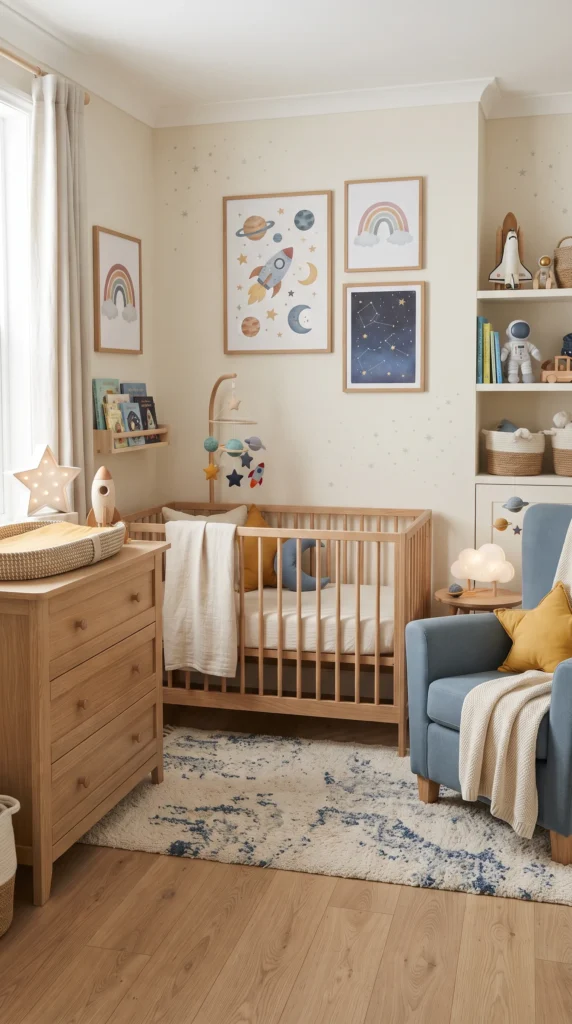 Nursery_with_space_wall_art_