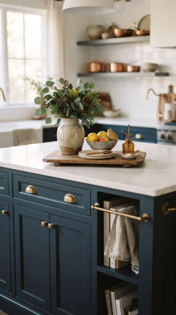 Painted_kitchen_island_with_decor