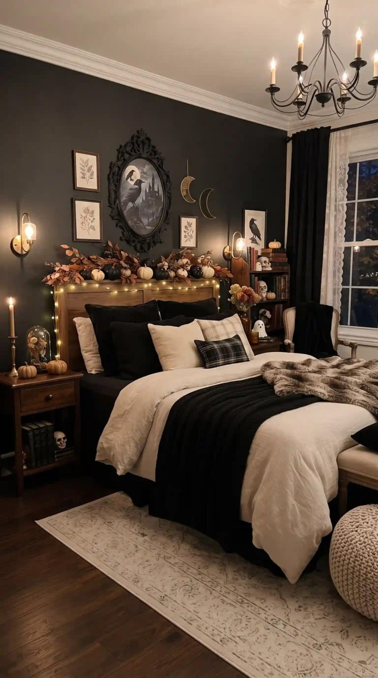 Sophisticated_Halloween_bedroom