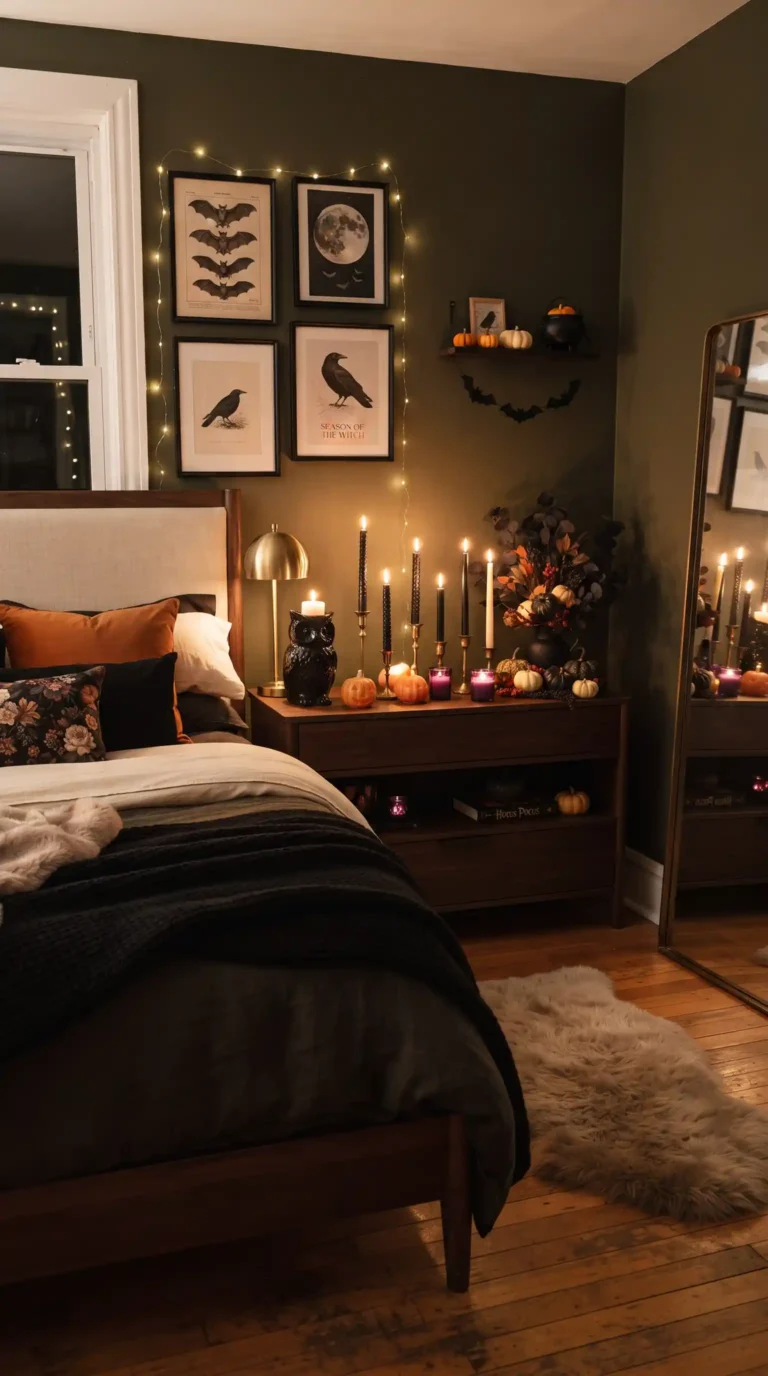 Cozy_Halloween_bedroom_decor_