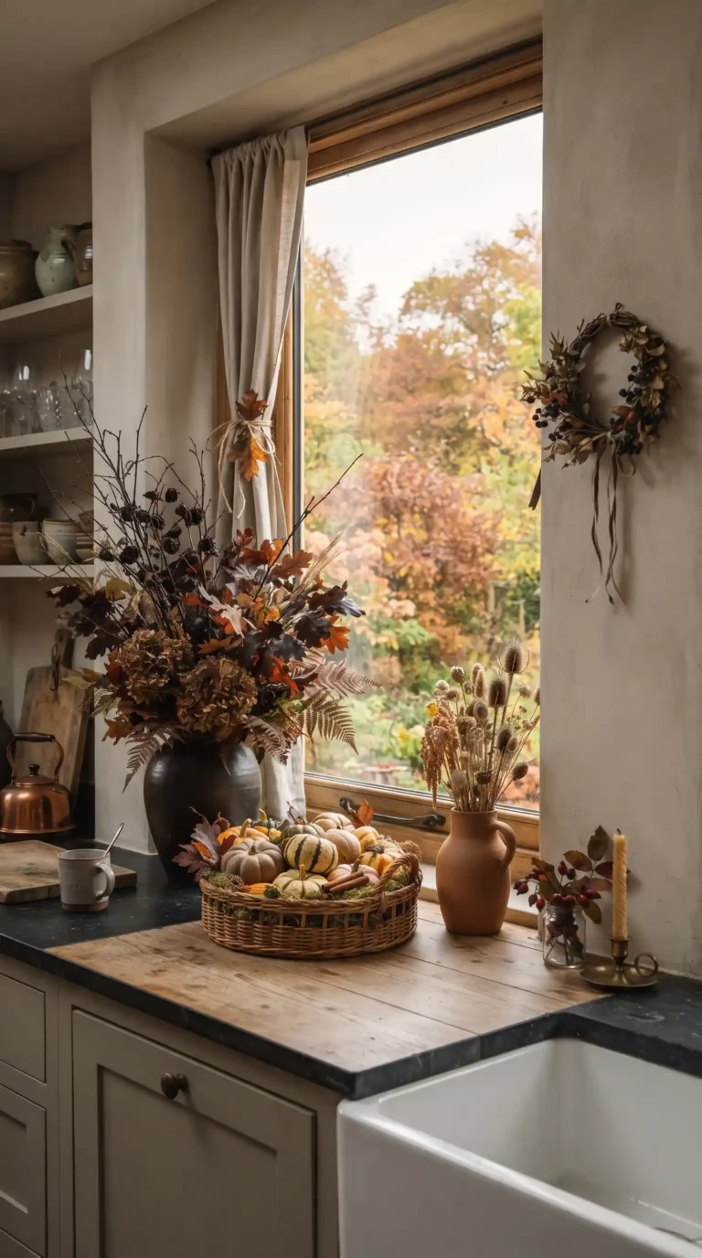 Cozy_kitchen_window_Halloween_decor_