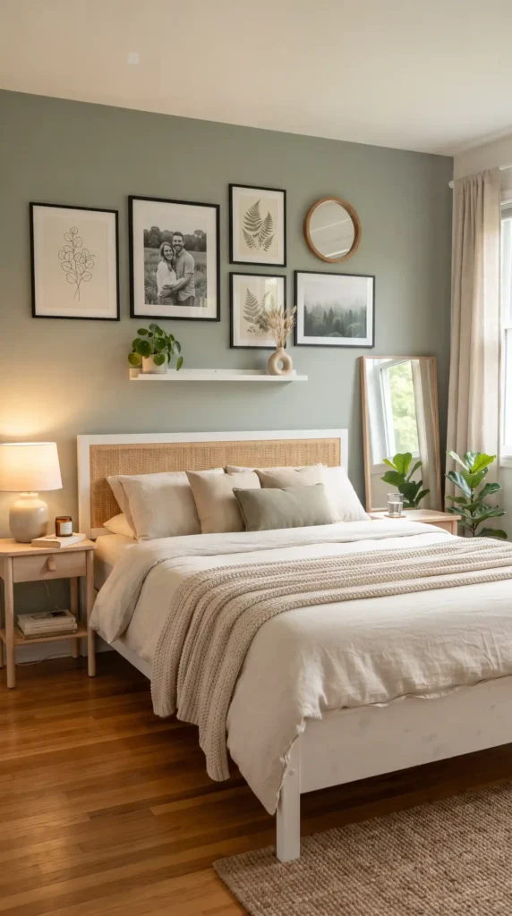 DIY_gallery_wall_above_bed_