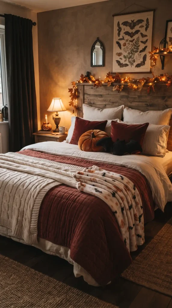 Decorated_Halloween_bedroom_with…_