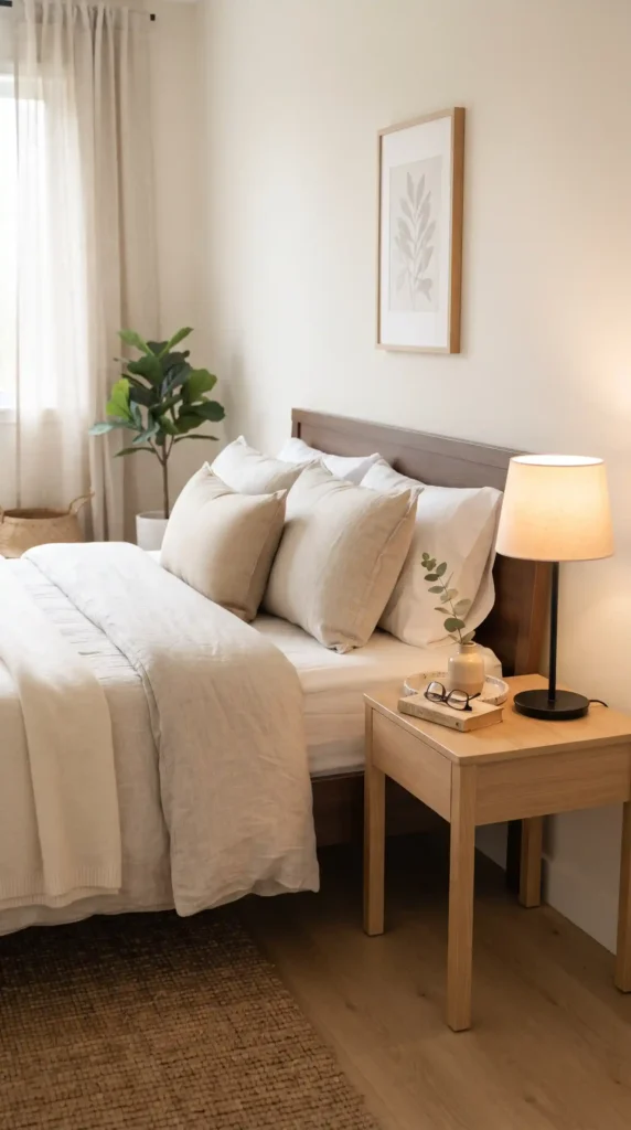 Decorating_bedroom_with_lamp_