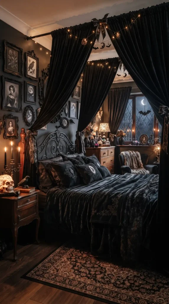 Gothic_Halloween_bedroom_interior_