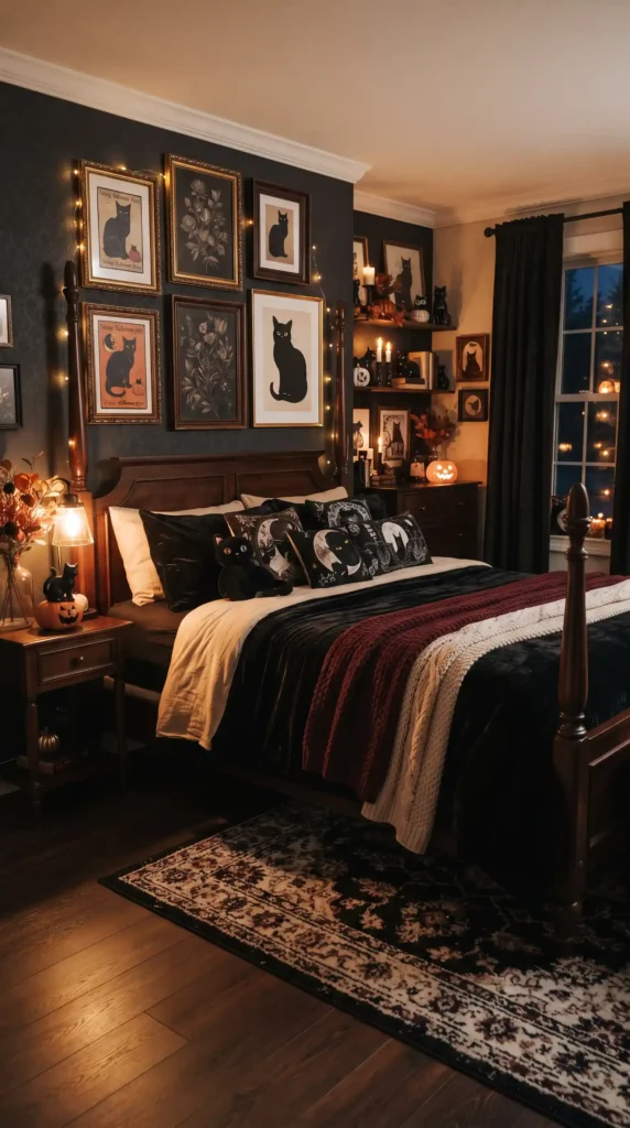 Gothic_black_cat_bedroom_decor_