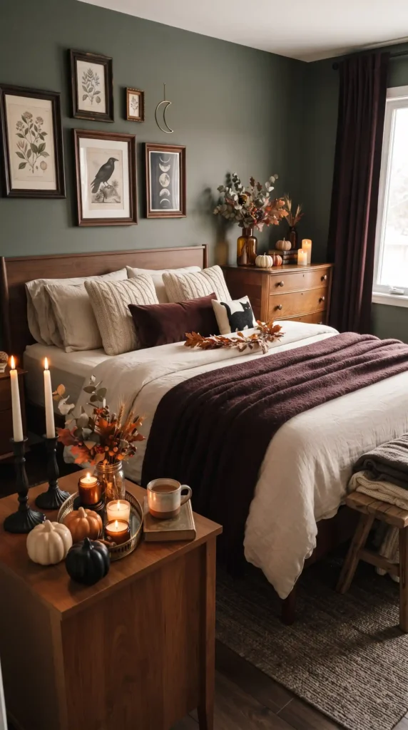 Halloween_bedroom_with_autumn_decor_
