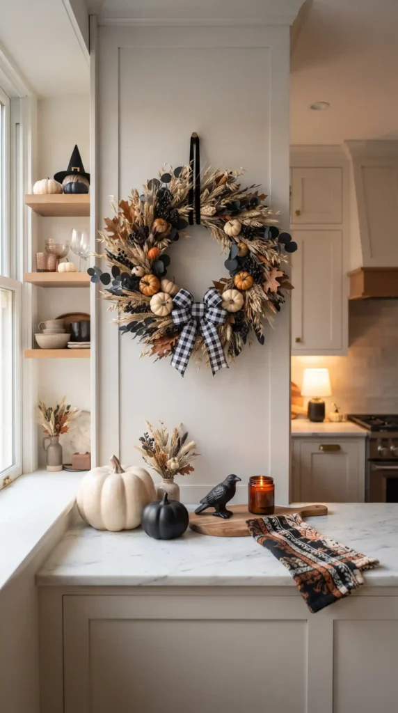 Halloween_kitchen_wreath_display_