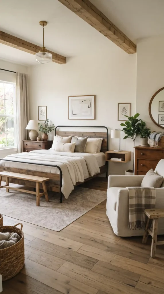 Refined_farmhouse_bedroom_design_2