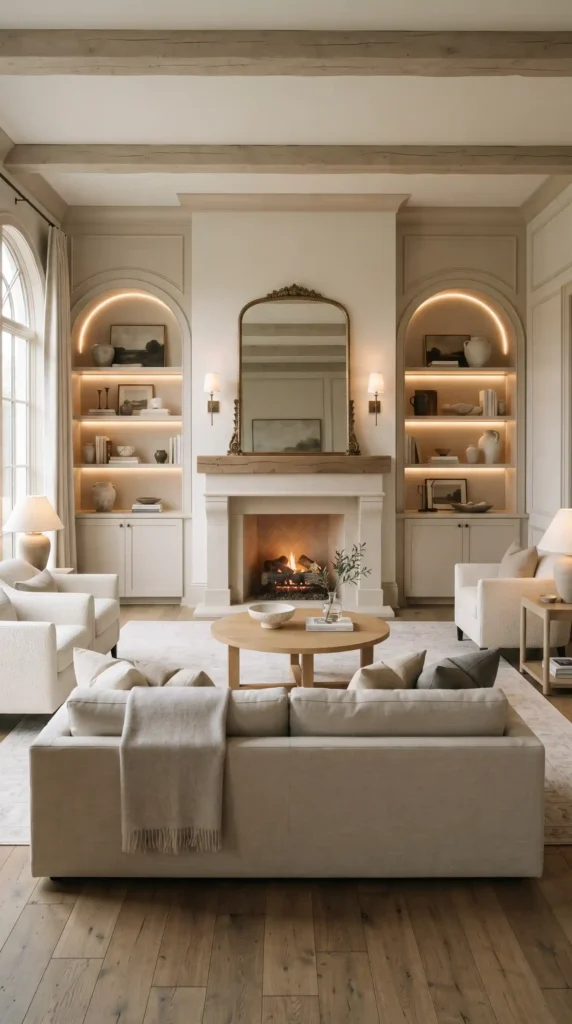 Refined_fireplace_living_room_