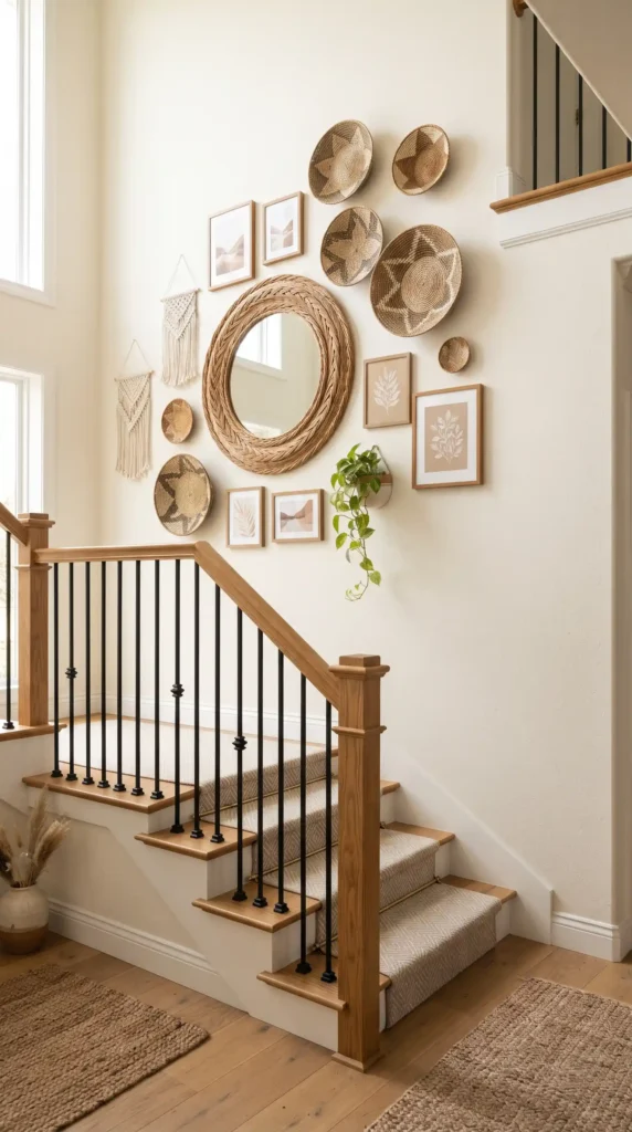 Staircase_wall_with_mirror_and_